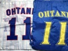 野*家様 大谷翔平 日本ハムファイターズ 10thシーズン＆ユニフォーム型　巾着のサムネイル