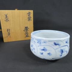 古染付 茶碗 美濃 吉川修身 抹茶碗 茶器 茶道具 木箱 共箱 古染付 茶碗 美濃 吉川修身 抹茶碗 茶器 茶道具 木箱 共箱 - メルカリ