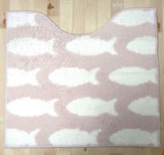 トイレマット【お魚柄】★新品未使用品★55×60cmのサムネイル