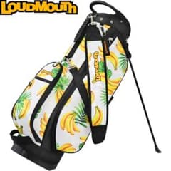 【新品】ラウドマウス キャディバッグ 8.5型 310 バナナホワイト 0031 新品】ラウドマウス キャディバッグ 8.5型 310 バナナホワイト 0031