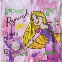 라푼젤 핸드 타월과 헤어 클립 세트