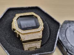 【美品】CASIO G-SHOCK ジルコニアフルカスタム 腕時計 ゴールドのサムネイル