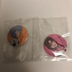 エヴァンゲリオン展　レイ　マリ　道頓堀　缶バッジのサムネイル