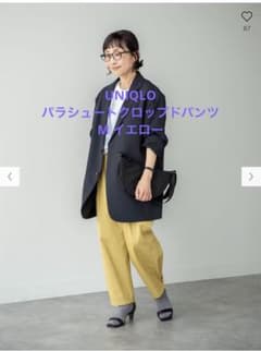 UNIQLO パラシュートクロップドパンツ Mのサムネイル