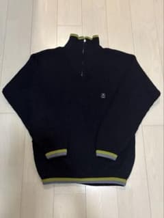 90s Stussy ハーフジップ ニット セーター Mサイズのサムネイル
