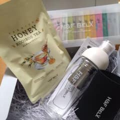 最終値下げ！H&F BELX 　ガラスボトル　ティーセットのサムネイル