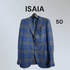 ISAIA Napoli イタリア製 チェック テーラードジャケット - メルカリ