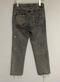 ksubi スビ　ストレッチ　スキニーデニム グレー　30 ksubi 30 スビ グレー ストレッチ スキニーデニム グレー（灰色