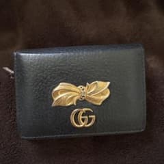 GUCCI 二つ折り財布 リボン GGマーモントのサムネイル