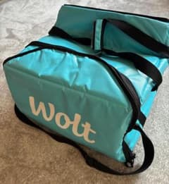 Wolt 配達バッグ　軽貨物用　保冷バッグ 中古品のサムネイル