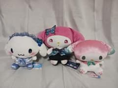 マイメロディ&シナモロール　ぬいぐるみ　３点セット