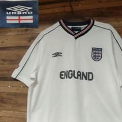 UMBRO イングランド代表 ヴィンテージ 90s エムブレムゲームシャツ