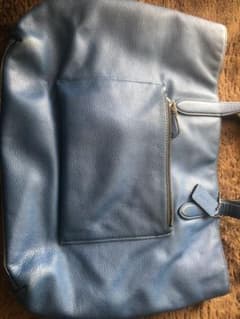 coach コーチ　トートバッグ　綺麗なブルーのサムネイル