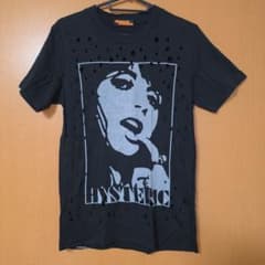 HYSTERIC GLAMOUR ガールプリント ダメージ加工 Tシャツ - メルカリ