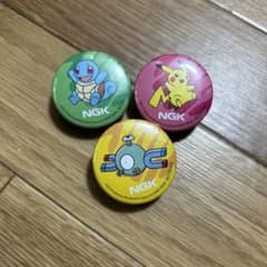 ポケモン缶バッチ クリップ 日本ガイシ 非売品 - メルカリ