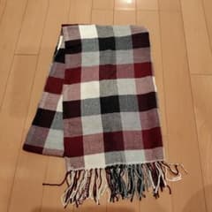 UNIQLO 히트텍 머플러 체크 무늬