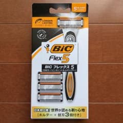 BIC フレックス5　本体＋替刃3個付きのサムネイル