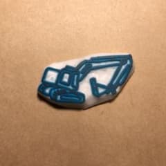 消しゴムはんこショベルカーのサムネイル
