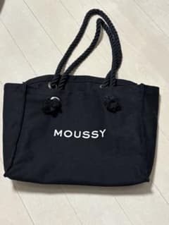 MOUSSY ブラック トートバッグ 黒のサムネイル