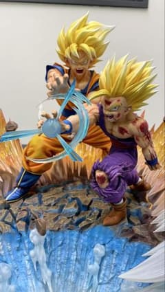 ドラゴンボール希少スタチュー1/4サイズ孫悟空&孫悟飯親子かめはめは m21385531387_1.jpg?1765590270