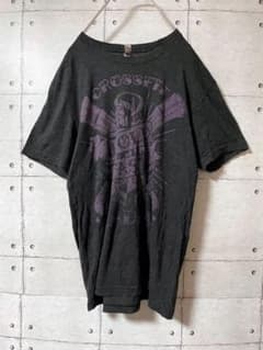 next Level プリント Tシャツ M グレー 海外古着