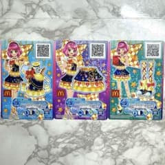 【⚠️お値下げ中、早い者勝ち⚠️】アイカツカード スクールドレス 3枚セットのサムネイル