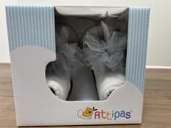 【美品】Attipa’s ファーストシューズ グレーとホワイト12.5cmのサムネイル