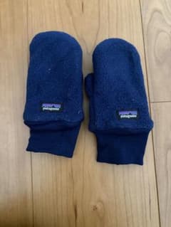 patagonia フリースミトン 6-12M ネイビーのサムネイル