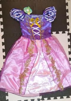 ラプンツェル　プリンセス　ドレス 　ハロウィン　仮装　衣装　130のサムネイル