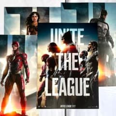 映画『ジャスティスリーグ』B3ポスター4種 バットマン フラッシュのサムネイル