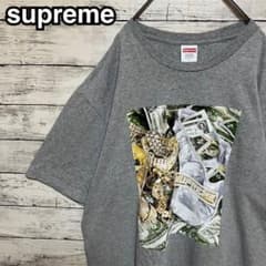 276【即完売品】シュプリーム♤ビッグロゴ希少デザイン半袖TシャツXL 