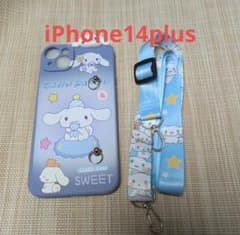 iPhone 14 Plus用ケース シナモロール ストラップ付きのサムネイル