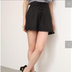 NICE CLAUP フリルレースアップショートパンツのサムネイル