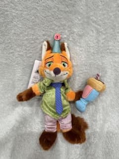 ディズニー ズートピアニック・ワイルド ぬいぐるみキーチェーン タグ