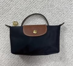 LONGCHAMP ル プリアージュ ミニハンドポーチ ブラック - メルカリ