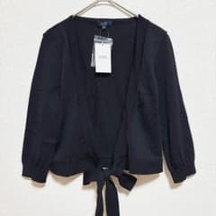 新品★ROPÉ ロペ カーディガン ブラック 【M】 リボン