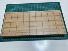 将棋盤 木製 卓上盤、折りたたみ式、未使用のサムネイル
