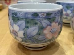 花柄 湯飲み 10個セット　選び抜かれた湯呑揃のサムネイル