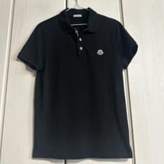 MONCLER モンクレール ブラック ポロシャツ Mサイズ - メルカリ