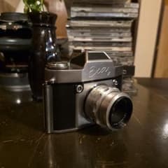 ドイツビンテージカメラ　EXAⅡ テッサーf2.8レンズ ドイツビンテージカメラ EXAⅡ テッサーf2.8レンズ - メルカリ