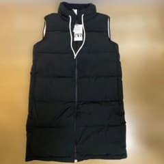 ZARA ZW collection ロングダウンベストレディースM新品タグ付き ZARA ZW collection ロングダウンベストレディースM新品タグ付き