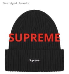 25ss Supreme Overdyed Beanie Black ニット帽 - メルカリ
