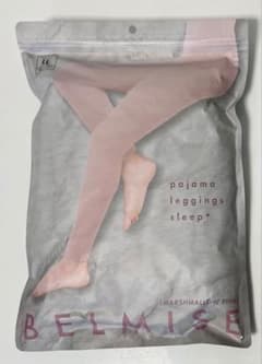 新品未使用】BELMISE 着圧パジャマレギンス LL マシュマロピンク
