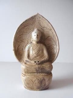 小嶋亜創『灰釉陶仏（大）』初期伊万里 李朝 古唐津 黒高麗 オンギ くらわんか 小嶋亜創『灰釉陶仏（大）』初期伊万里 李朝 古唐津 黒高麗 オンギ