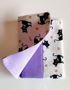 黒猫柄 ポケットティッシュケースのサムネイル
