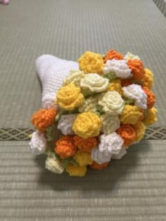 ハンドメイド ブーケブランケット 77センチ - メルカリ