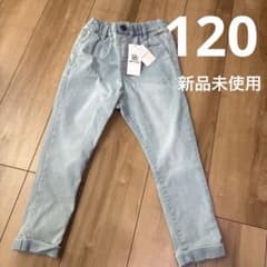 デビロック ブルー ストレッチデニムパンツ 120 新品 - メルカリ