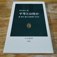 平等とは何か 田中将人著 中公新書のサムネイル