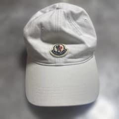 MONCLER モンクレール キャップ ホワイト - メルカリ