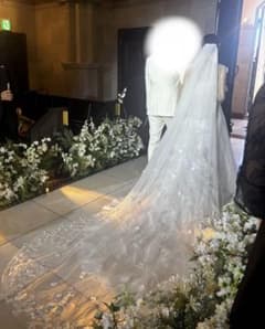 ウェディングベール ロング丈 結婚式 前撮り 二次会のサムネイル
